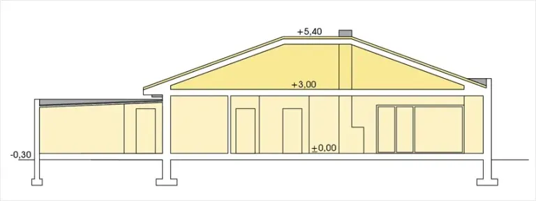 Nord 427 — проекция фасада