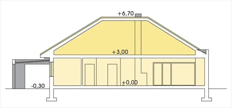 Nord 454 — проекция фасада