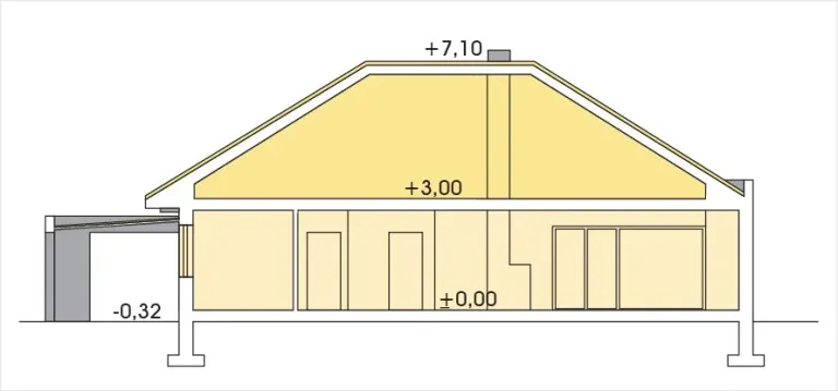 Nord 657 — проекция фасада